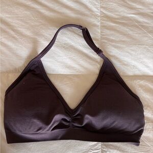 Alphalete Halter Sports Bra- Purple